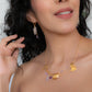 Jacaranda. Collar con amatista y circonias