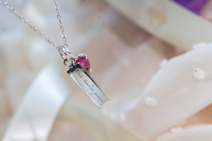 Collar "Esto también pasará". Plata .925