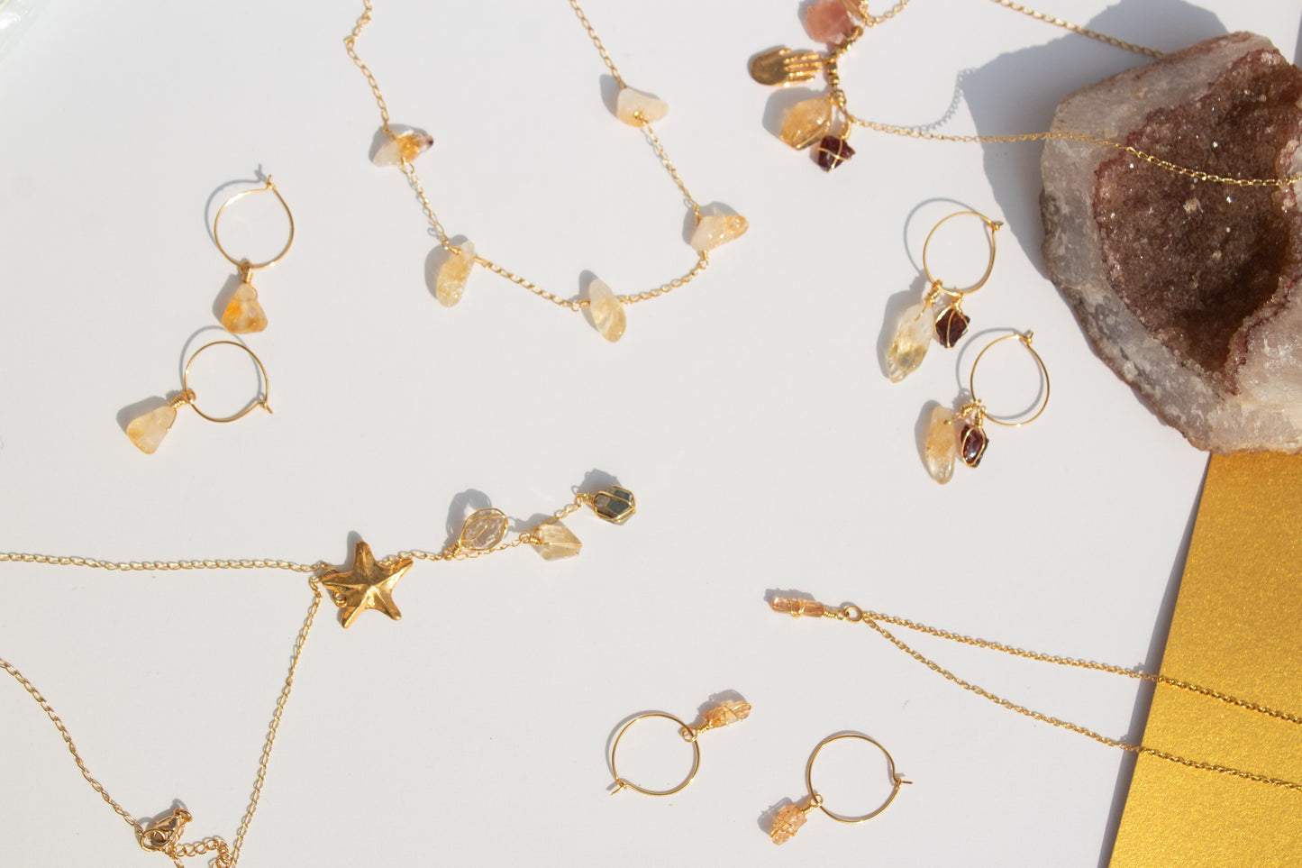 Vida. Choker con citrino