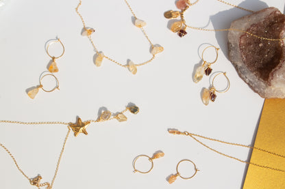 Vida. Choker con citrino