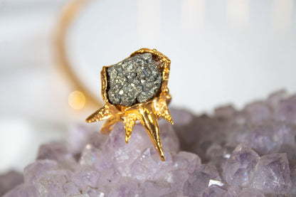 Lucerna. Anillo de sol con pirita