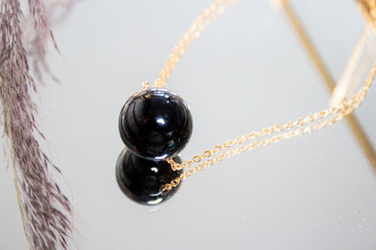 Umbral. Collar con ágata esfera