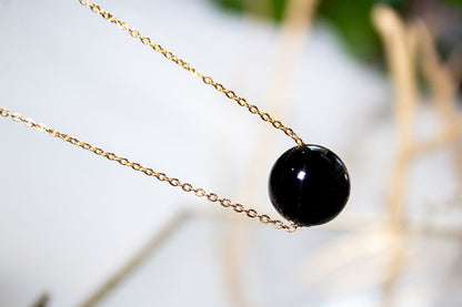 Umbral. Collar con ágata esfera