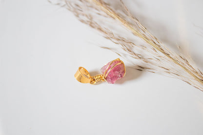 Dije de Turmalina Rosa