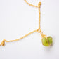 Kuxtal. Collar minimalista con peridoto