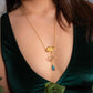 Náay. Collar con herkimer y apatito