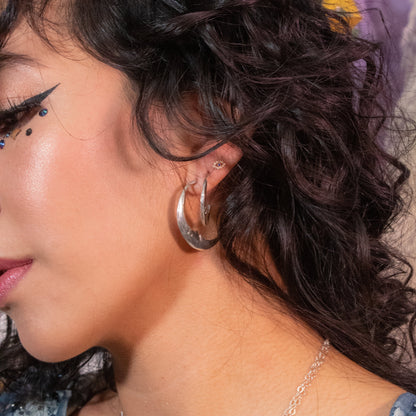 Yunuen. Arracadas de media luna