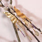 Amaité. Aretes con prehnita, zirconias, amatista, ópalo y cristal swarovski