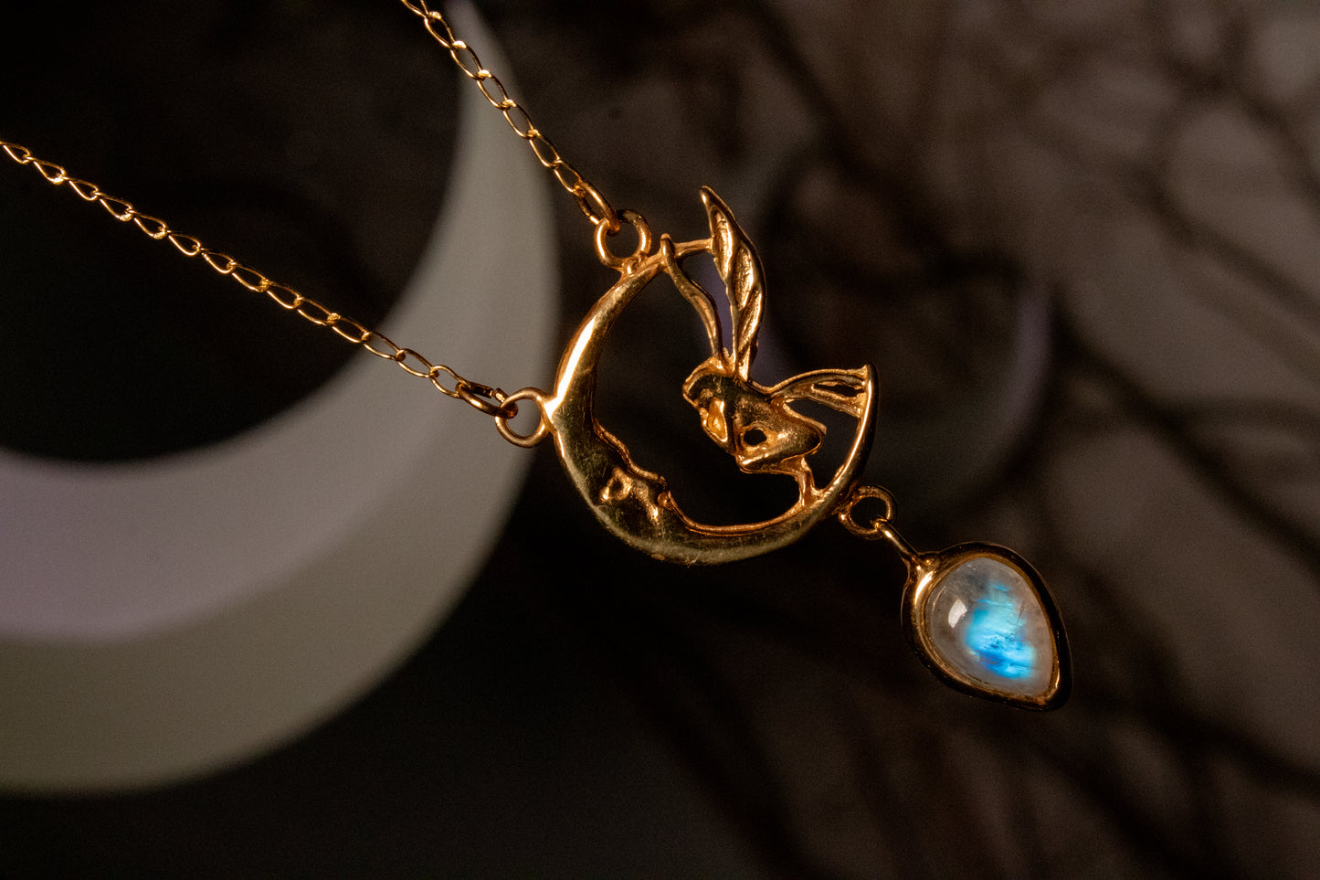 Yatziri. Moonstone necklace