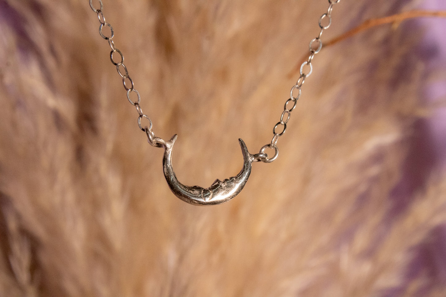 Yunuen. Half Moon Necklace