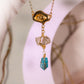 Náay. Collar con herkimer y apatito