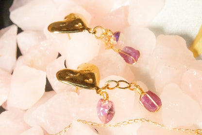 Xareni. Aretes con rubi