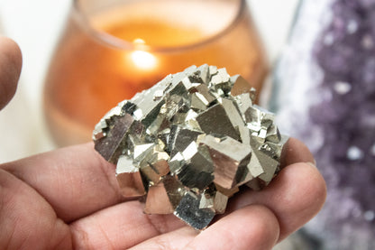 Piezas de Pirita decorativa grande