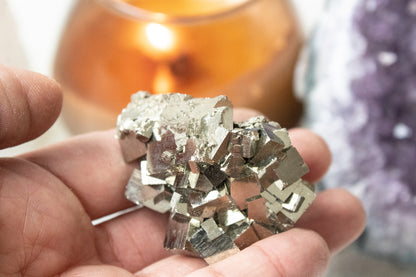 Piezas de Pirita decorativa grande