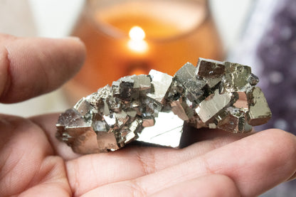 Piezas de Pirita decorativa grande