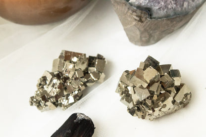 Piezas de Pirita decorativa grande