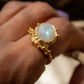 Anillo Amuleto. Piedra Luna - Color Mineral