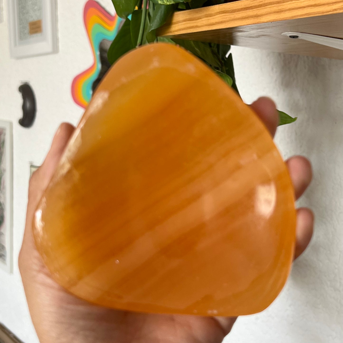 Plato de calcita naranja - Color Mineral