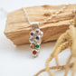 Elpis. Collar de plata con gemas