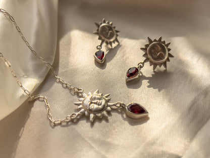 Collar sol. Granate - Color Mineral