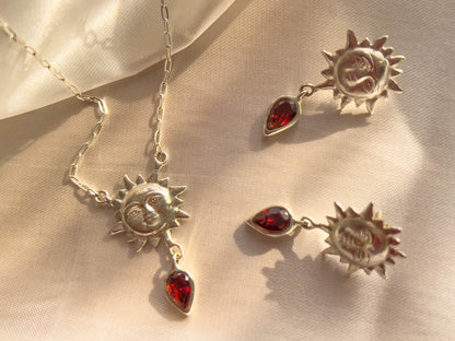 Collar sol. Granate - Color Mineral