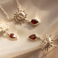 Aretes sol. Granate - Color Mineral