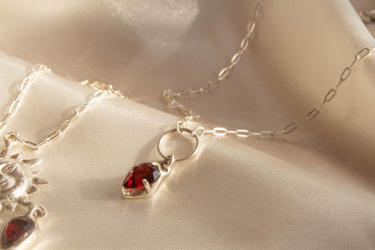 Chocker gota granate - Color Mineral