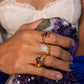 Anillo agua. Amatista - Color Mineral