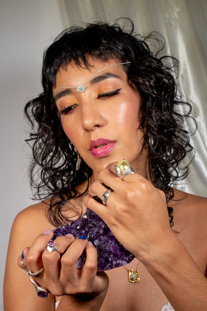 Collar magic eye - Color Mineral