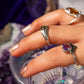 Anillo agua. Amatista - Color Mineral