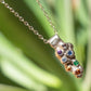 Elpis. Collar de plata con gemas